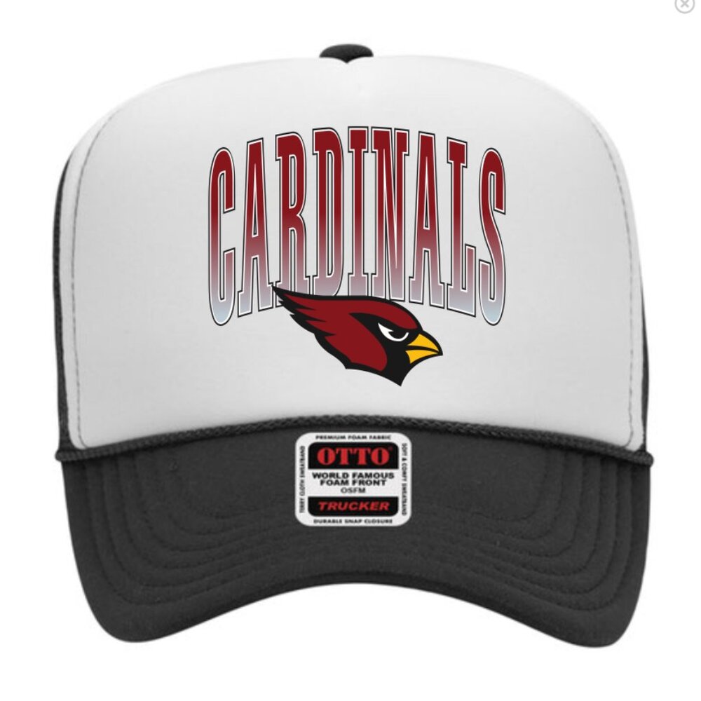 NEW - 2 Pack Arizona Cardinals Hat - High Profile Trucker Hat